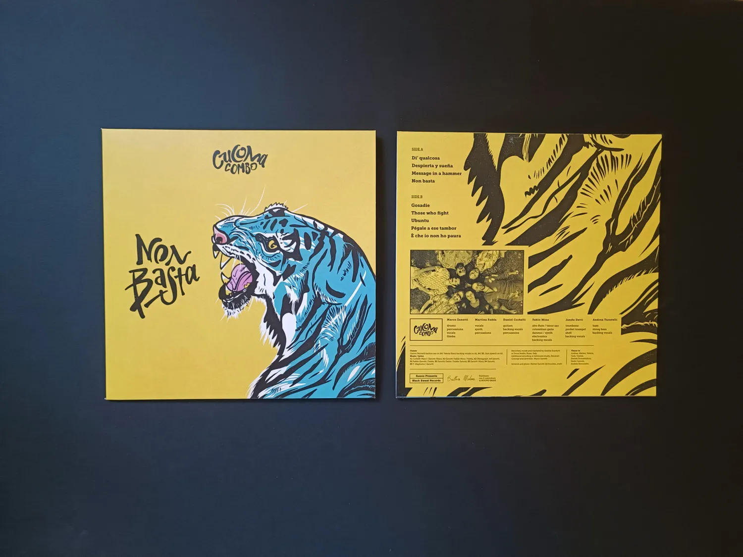 Black Sweat Cucoma Combo Non Basta vinile LP afrobeat
