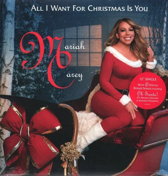 Mariah Carey All I Want For Christmas vinile 12" maxi 30th mint