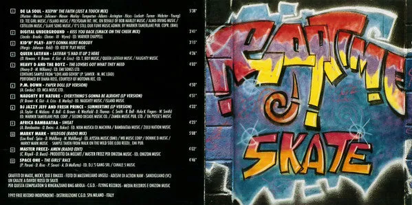 Raptime Skate Various CD compilation hip hop 1992