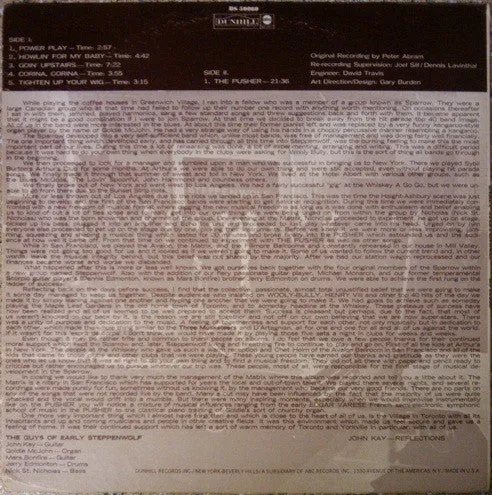 Steppenwolf Early Steppenwolf LP vinile USA 1969 VG live