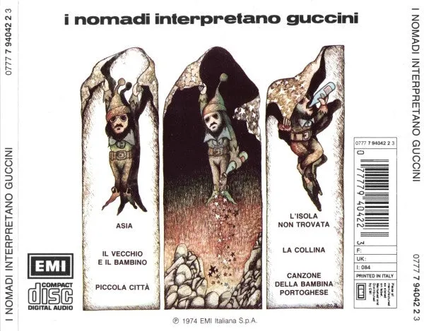 I Nomadi Interpretano Guccini CD usato ristampa folk rock