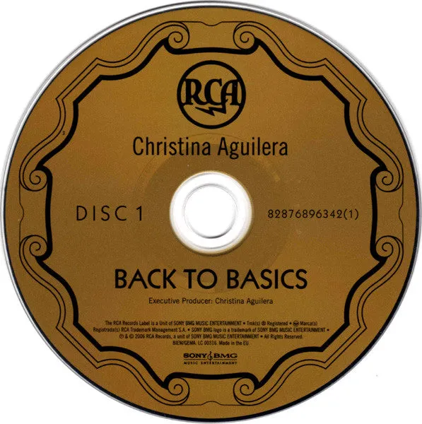 Christina Aguilera Back To Basics doppio CD deluxe usato