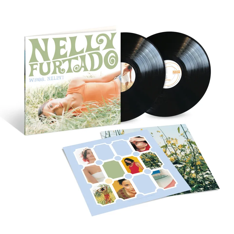 Nelly Furtado Whoa Nelly doppio vinile 2LP colorato rosa arancio
