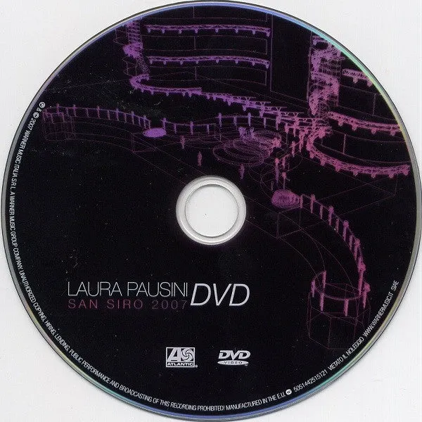 Laura Pausini San Siro 2007 DVD + CD pop live