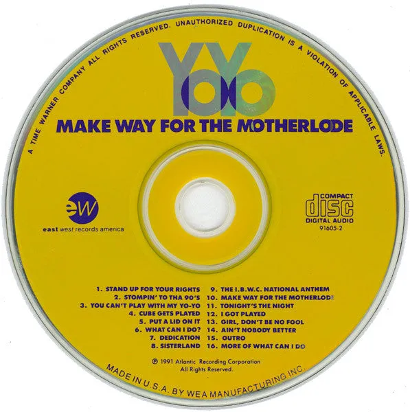 YoYo Make Way For The Motherlode CD album G-Funk