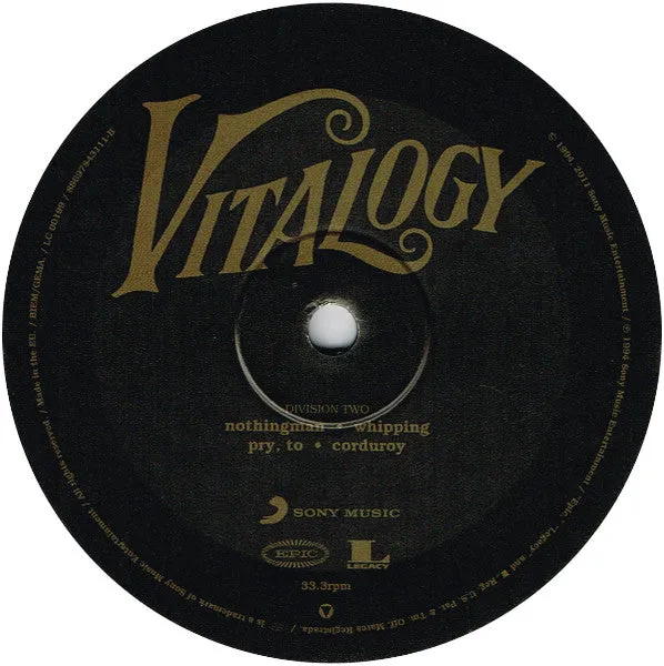 Pearl Jam Vitalogy doppio vinile 180g remaster