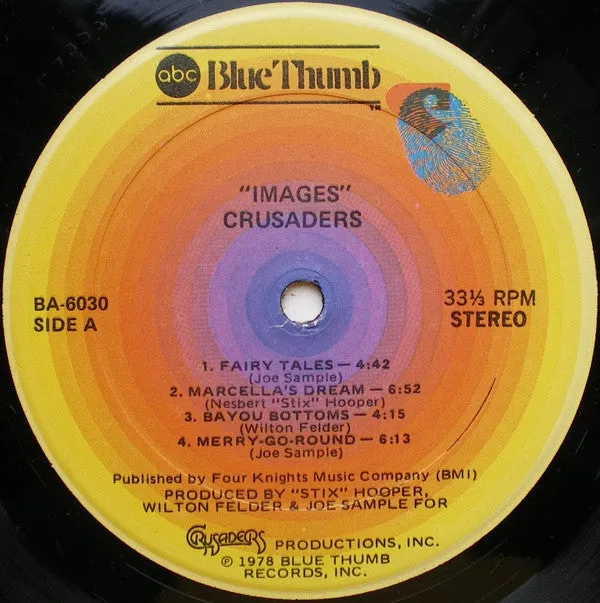 The Crusaders Images vinile LP USA 1978 jazz-funk