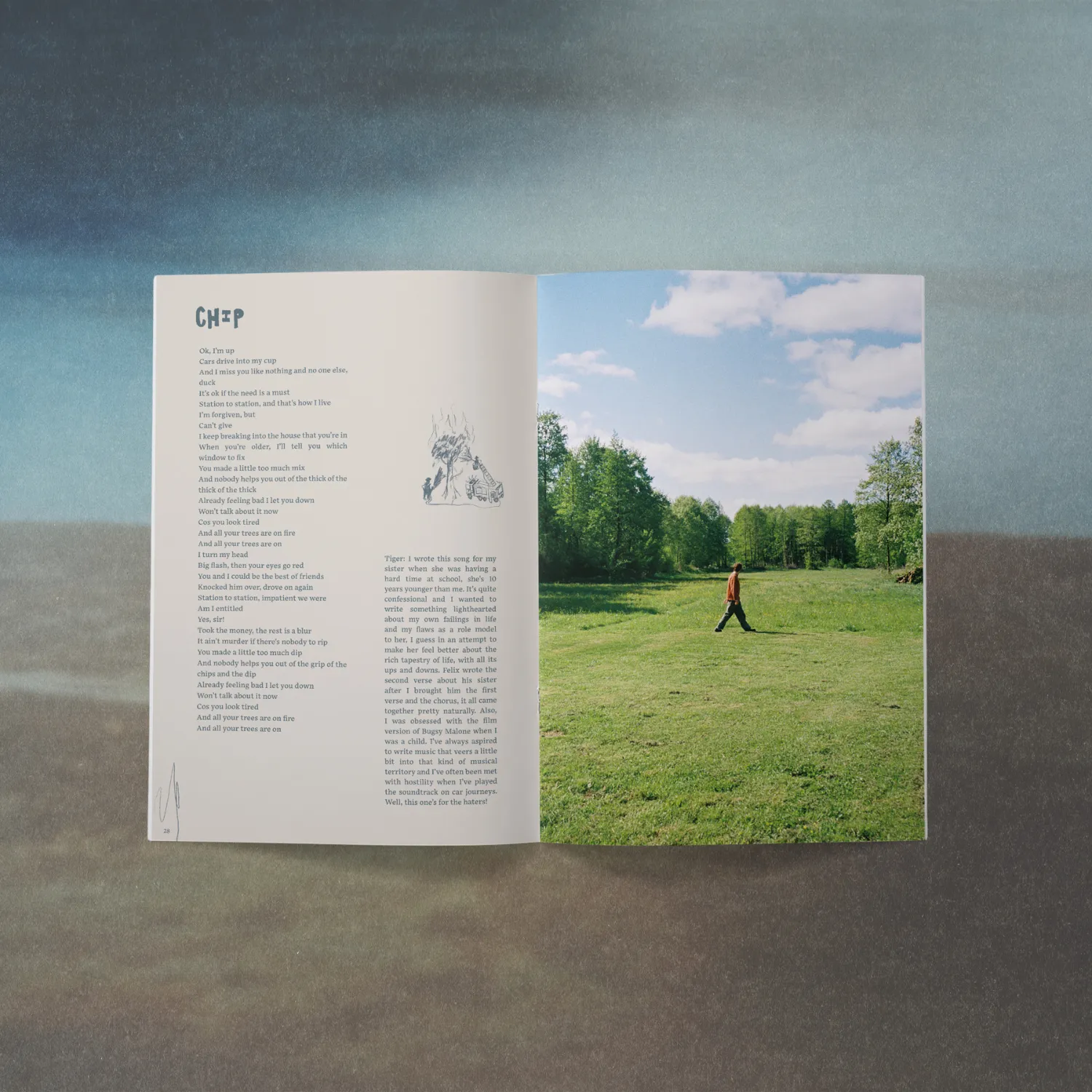 Polydor Drive to Goldenhammer lyric book deluxe B4 44 pagine