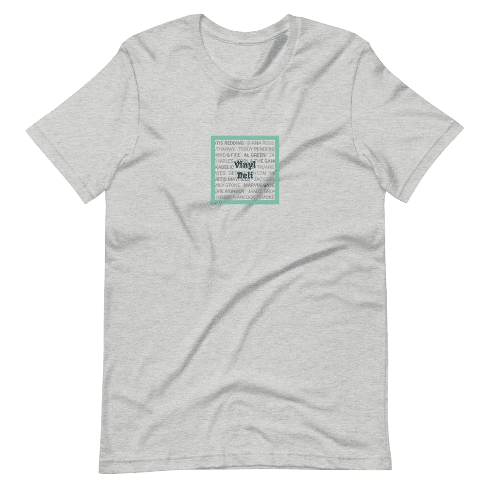 Vinyl Deli Soul Tee maglietta cotone grigio melange