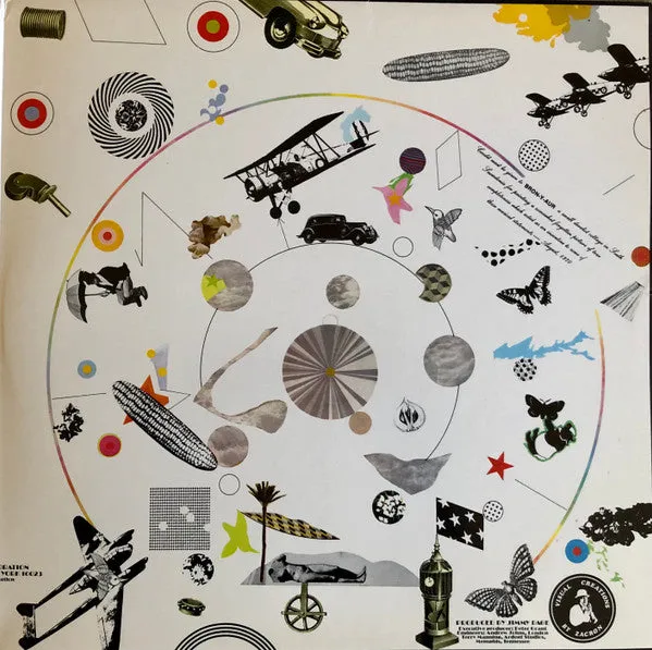 Led Zeppelin III vinile LP gatefold USA wheel VG