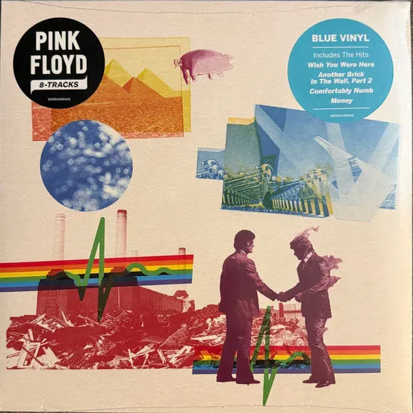 Pink Floyd 8-Tracks vinile LP compilation blu