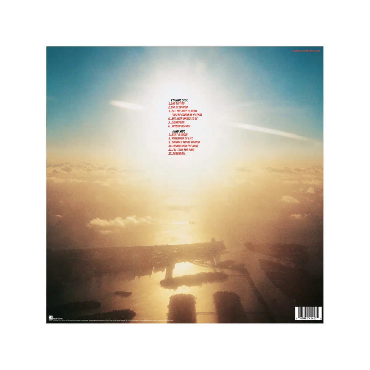 R.E.M. Reveal LP vinile arancione neon limitata