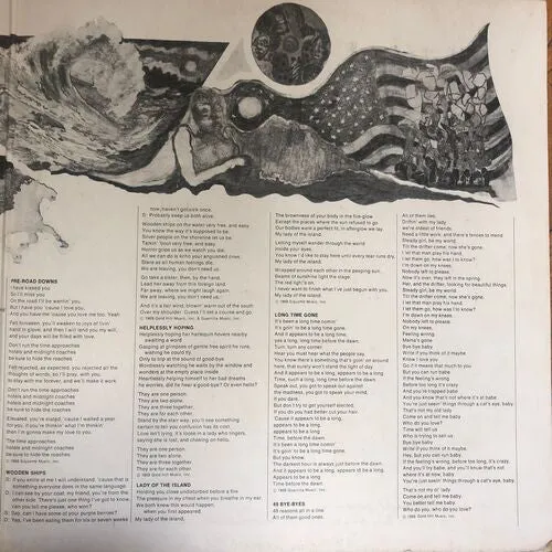 Crosby Stills Nash LP album gatefold riedizione VG+