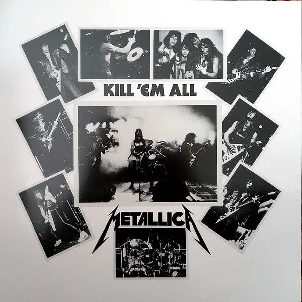 Metallica Kill 'Em All LP rimasterizzato insert 2016