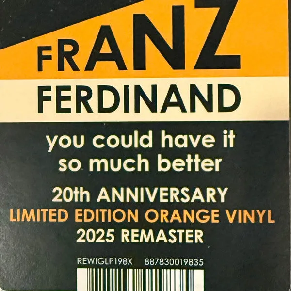 Franz Ferdinand You Could Have It LP vinile arancione
