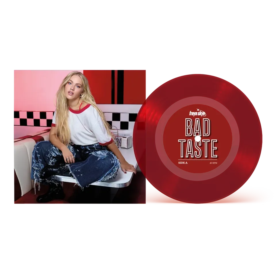 Polydor Records bad taste vinile 7" rosso trasparente