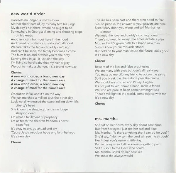 Curtis Mayfield New World Order CD album soul 1996