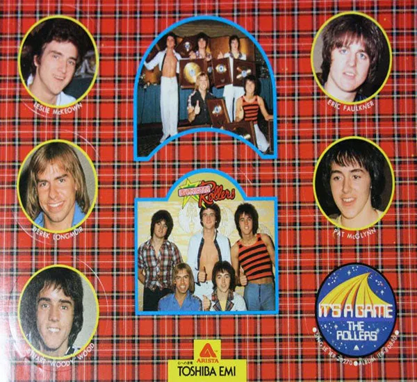 Bay City Rollers It's A Game Vinile LP Giappone 1977 Apribile