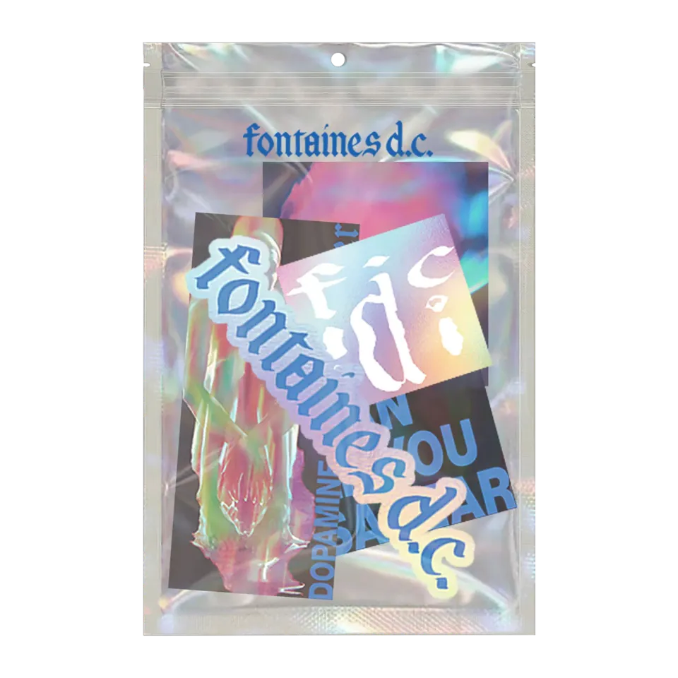 Fontaines D.C. Dopamine Chamber sticker pack 5 pezzi