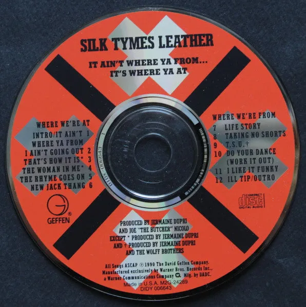 Silk Tymes Leather It Ain’t Where Ya From CD club VG+ pop rap