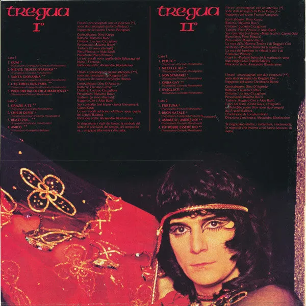 Renato Zero Tregua doppio vinile 2xLP gatefold VG+