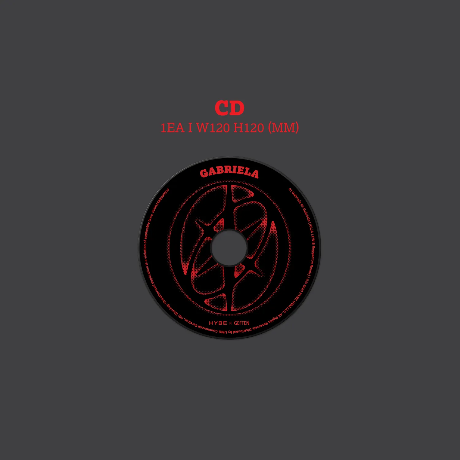 KATSEYE Gabriela CD singolo limited edition con remix
