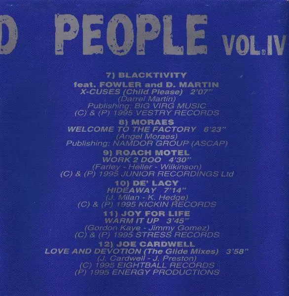 Luca Colombo Underground People Vol IV CD mixato house