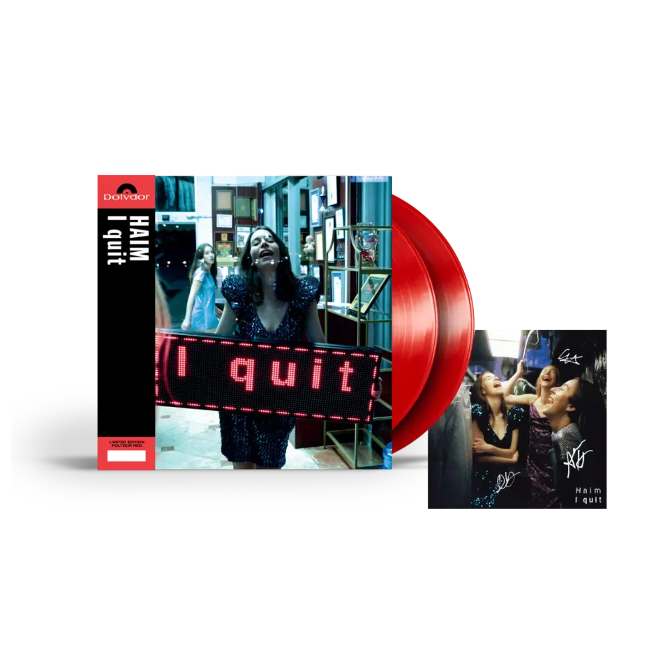 Haim I Quit Vinile 2LP rosso + art card firmata