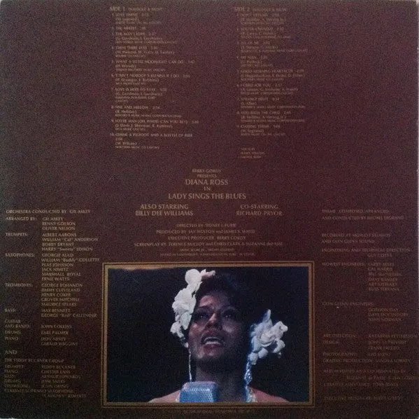 Diana Ross Lady Sings The Blues LP gatefold big band
