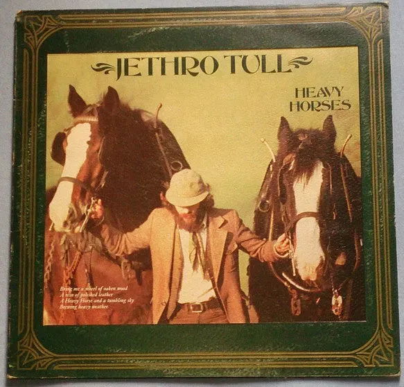 Jethro Tull Heavy Horses LP Album Vinile VG+ Folk