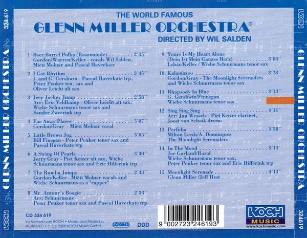 Glenn Miller Revival Swing Forever CD album swing