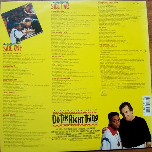 Various Do The Right Thing colonna sonora vinile LP usato
