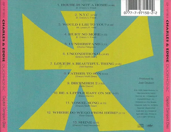 Charles & Eddie Duophonic CD album soul funk