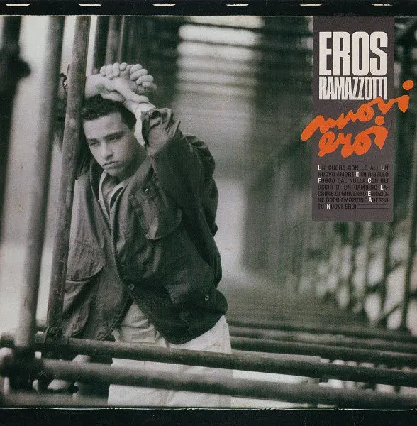 Eros Ramazzotti Nuovi Eroi LP vinile album 1986 pop