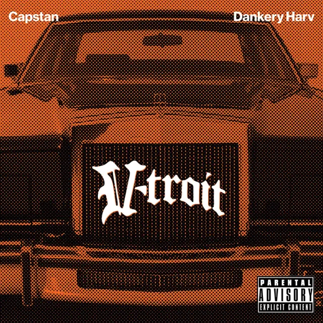 Capstan Dankery Harv V-Troit vinile LP orange smoked 100 copie