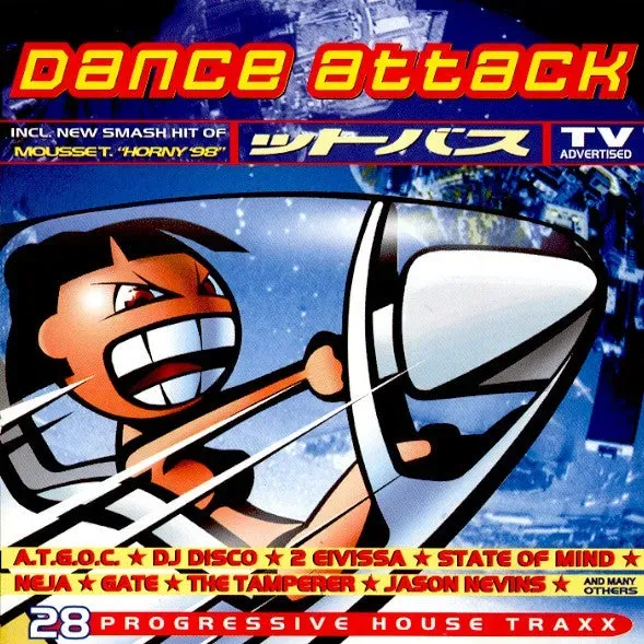 Various Dance Attack doppio CD compilation mixed house