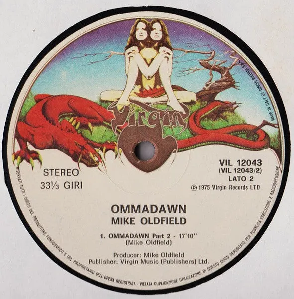 Mike Oldfield Ommadawn LP vinile prog prima stampa