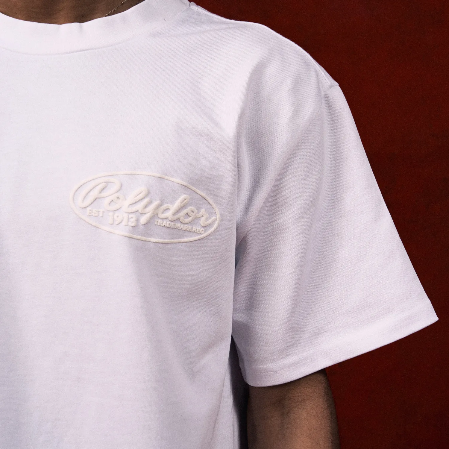 Polydor Records Tee White maglietta bianca cotone