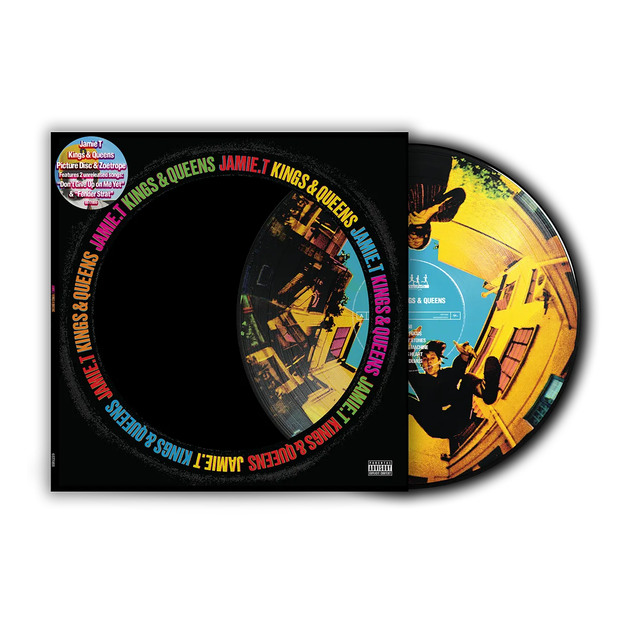 Jamie T Kings & Queens vinile LP zoetrope inediti