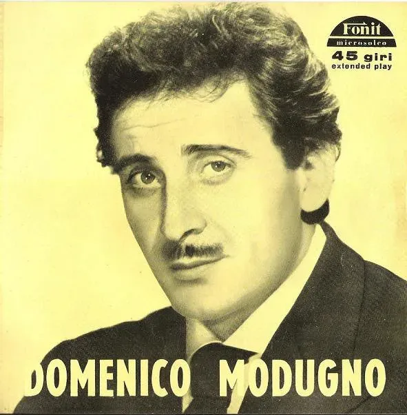 Domenico Modugno Io 7" EP vinile chanson usato VG