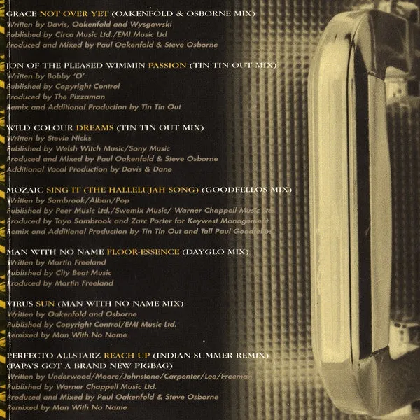 Paul Oakenfold Perfection Perfecto Compilation CD mixato NM