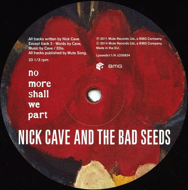 Nick Cave Bad Seeds No More Shall We Part 2LP ristampa Mint