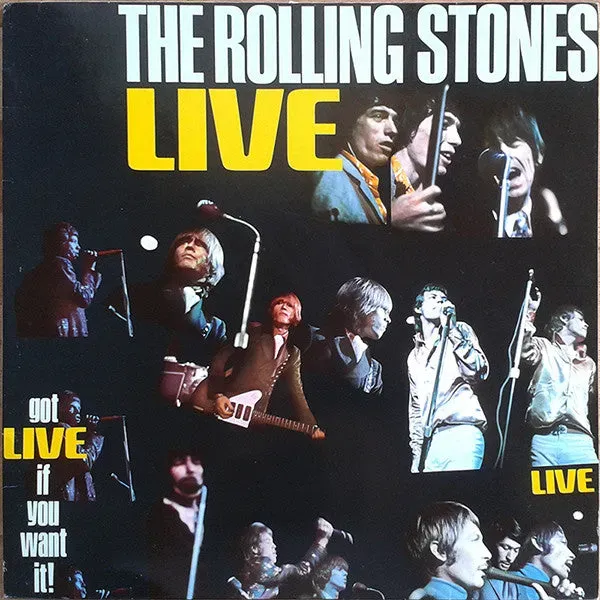 Rolling Stones Got Live If You Want It! LP vinile ristampa 1988 live