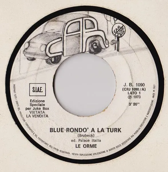 Le Orme ABBA Blue Rondò Waterloo vinile 7 jukebox