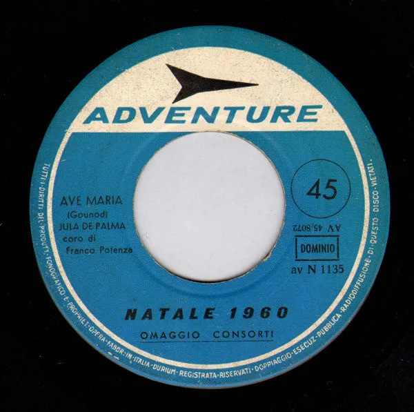 Jula De Palma Natale 1960 vinile 7" gatefold VG