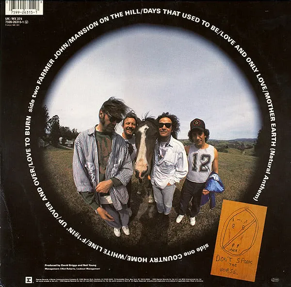 Neil Young Crazy Horse Ragged Glory LP VG+