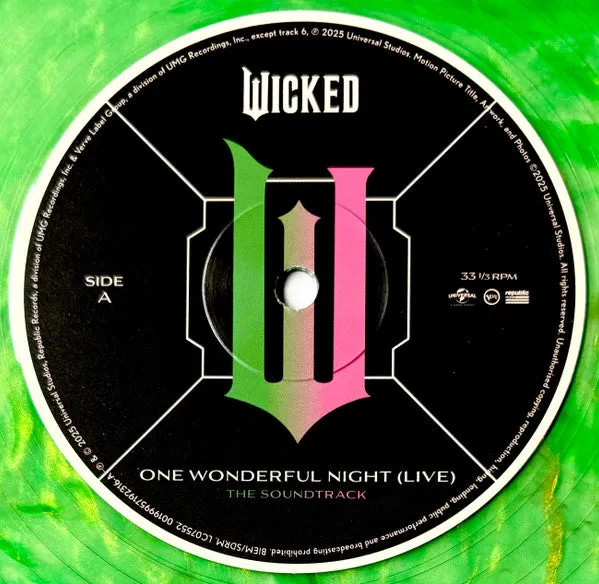 Wicked One Wonderful Night Live vinile 2LP verde RSD
