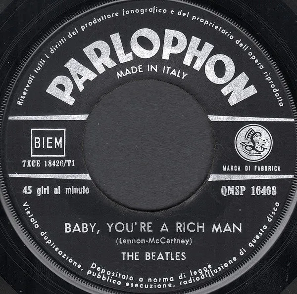 Beatles All You Need Is Love 45 giri 7" usato Italia