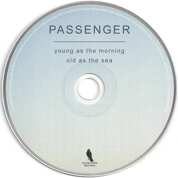 Passenger Young As The Morning CD album folk digisleeve VG+