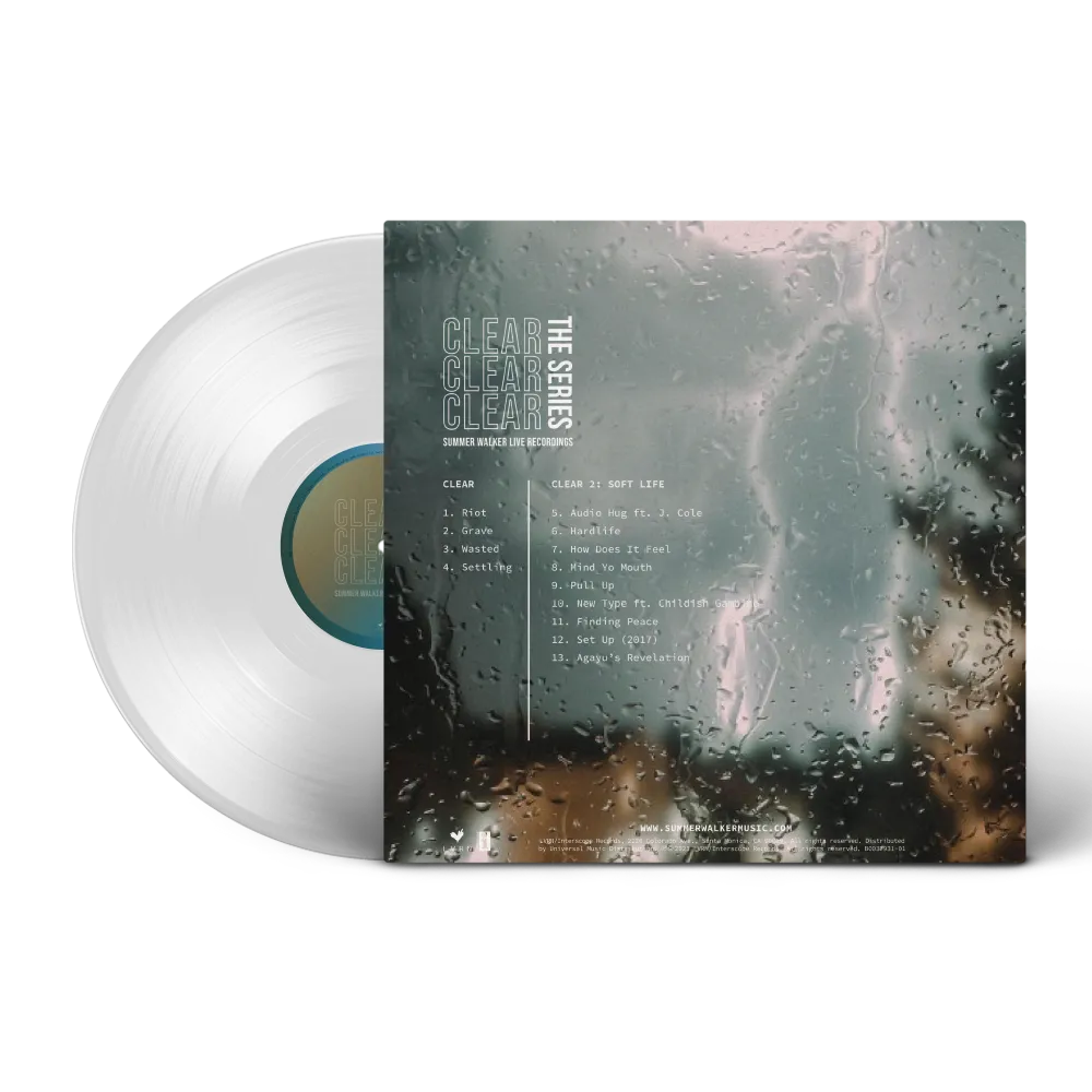 CLEAR The Series LP vinile trasparente 13 brani